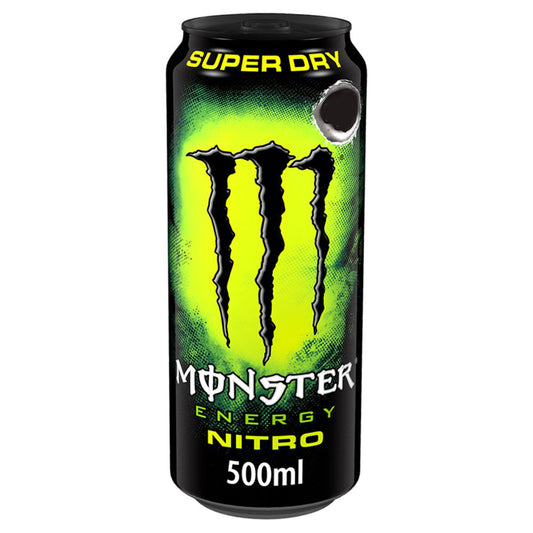 Monster Nitro Super Dry Energy Drink 500ml-Food