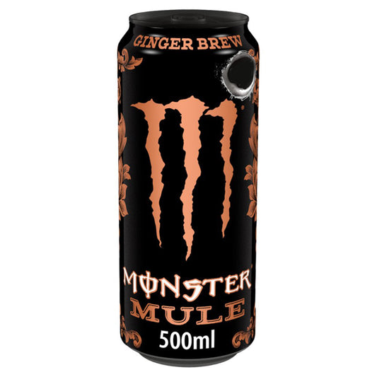 Monster Mule Ginger Brew Energy Drink 500ml-Food