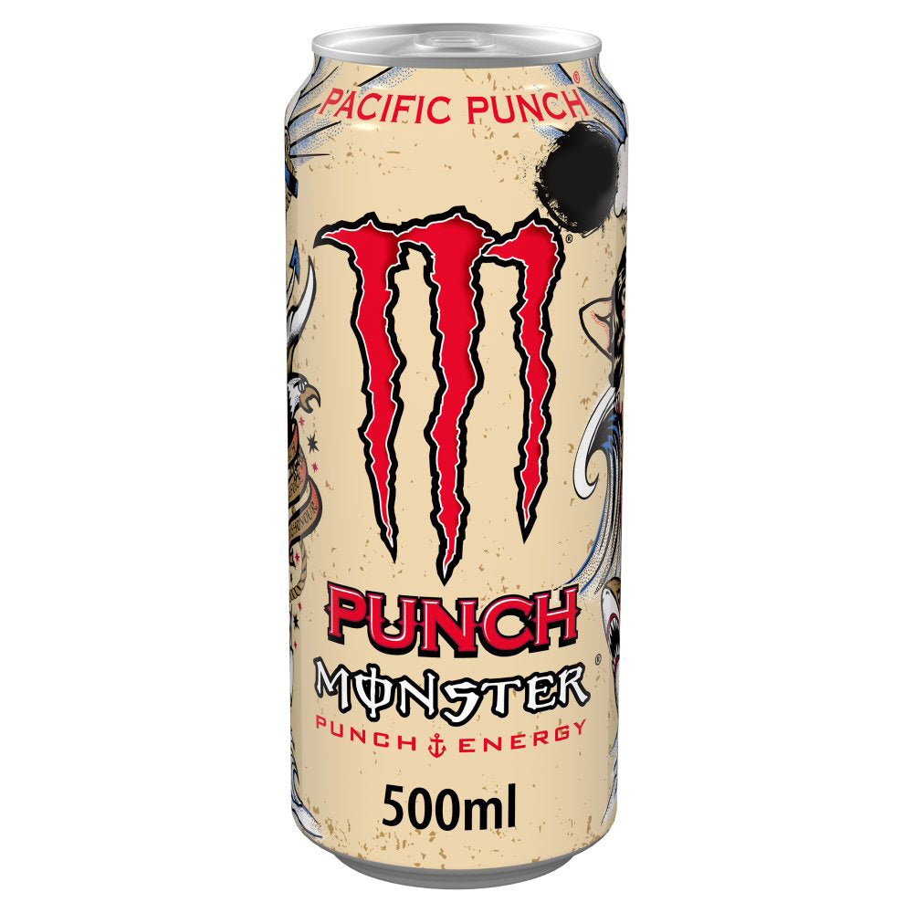 Monster Pacific Punch Energy Drink 500ml-Food