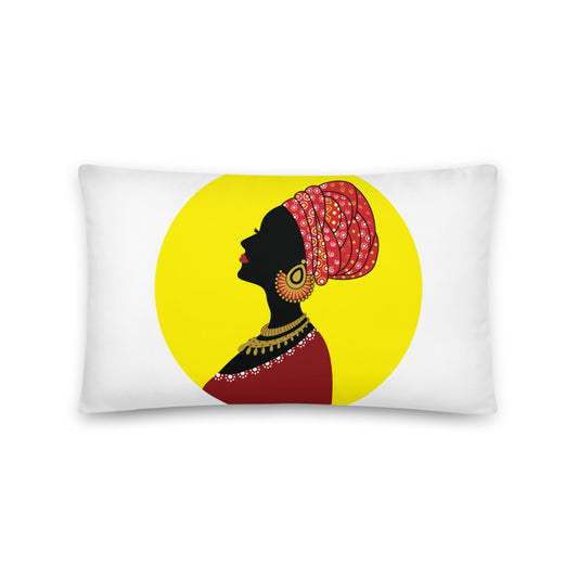 African Pillow Cover Home Decor Rectangular Tribal Pattern African Black Women Two Sides Printed Pillowcase Protector