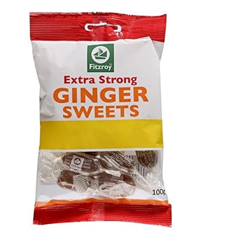 SKFitzroy Extra Strong Ginger Sweets 100G