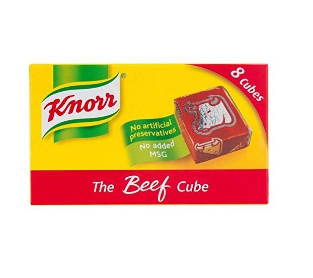 MASKnorr Beef Stock Cubes 8 x 10g Box of 12-Fd