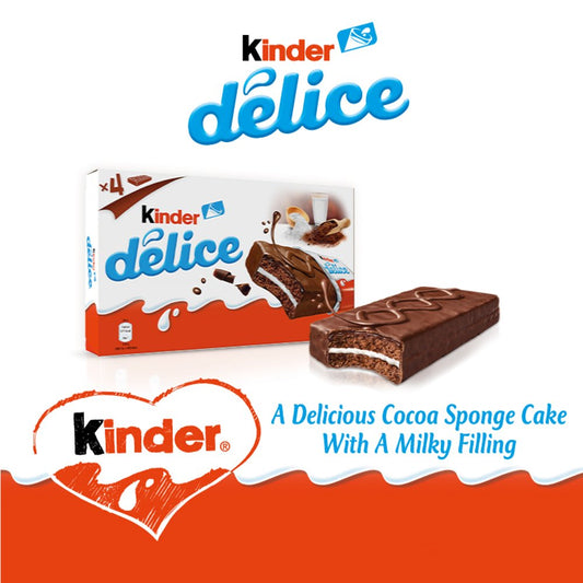Kinder Delice Cake Bar 4 x 39g (156g)