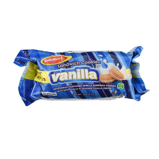 MASButterkist Sandwich Vanilla 55g Box of 36-Fd