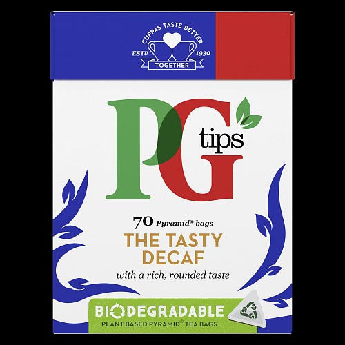 PG Tips Decaf 70s
