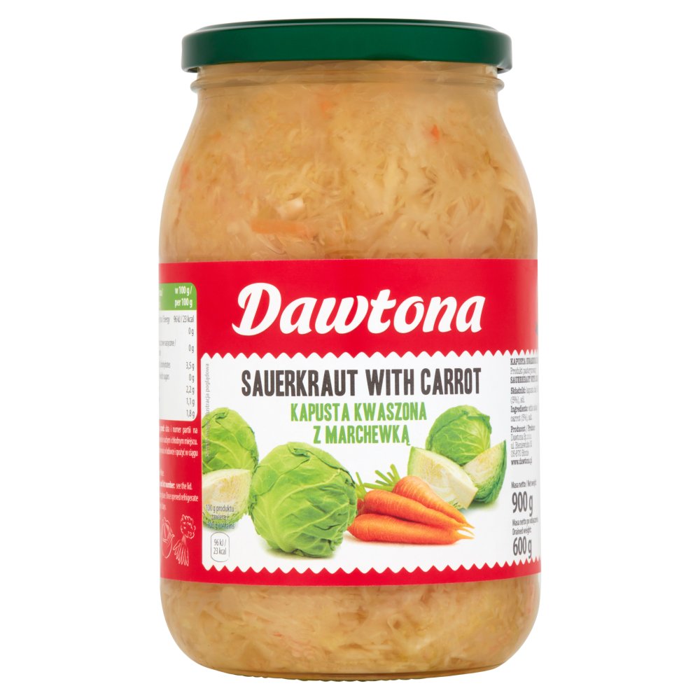 MASDawtona Sauerkraut with Carrot 900g-Food