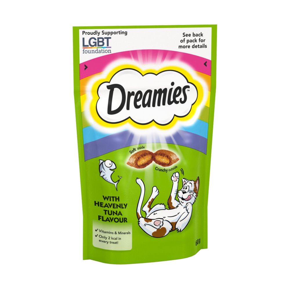 MASDreamies Pride Cat Treat Biscuits with Tuna Flavour 60g-Food