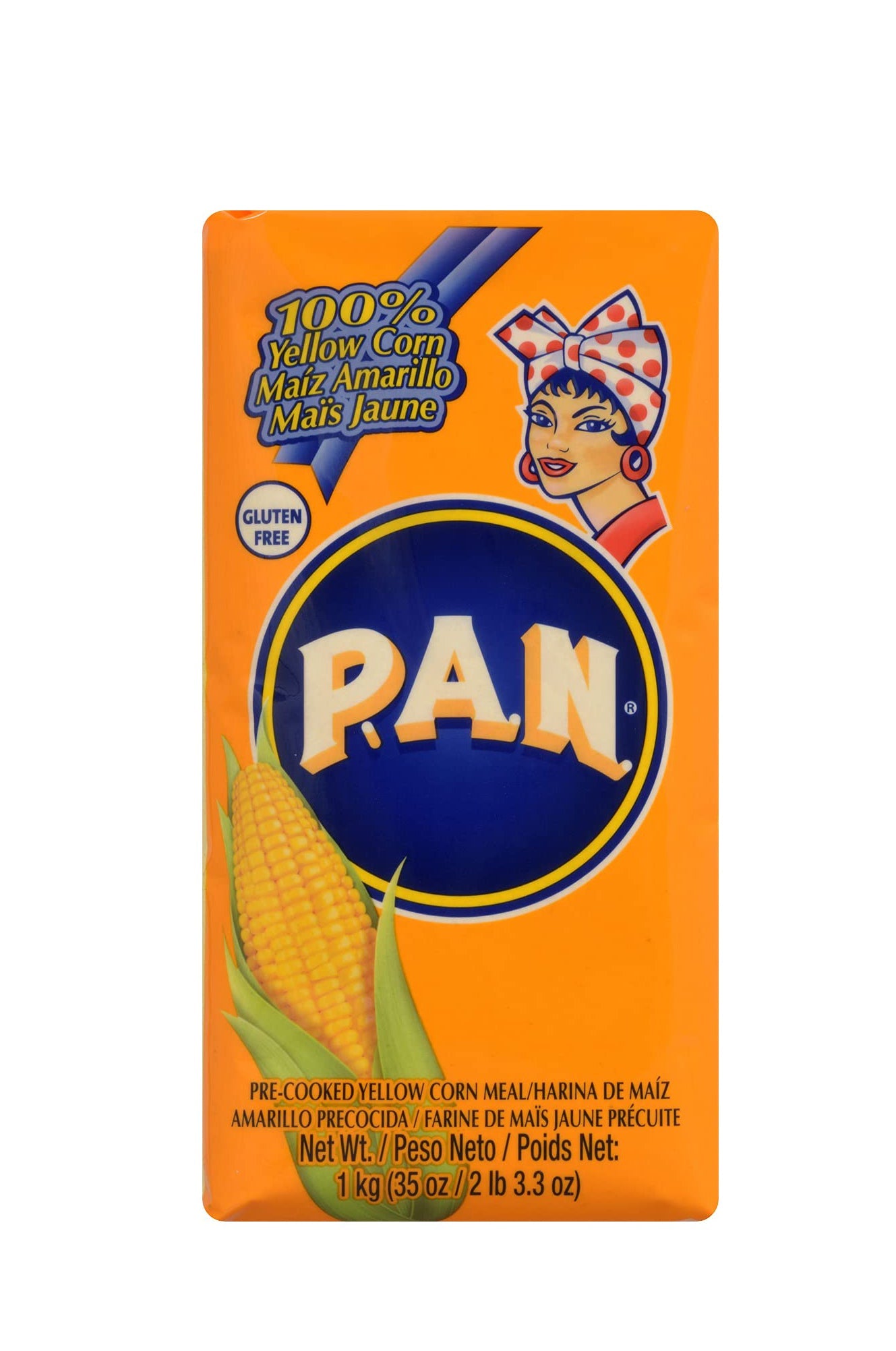 MASPan Yellow Cornmeal 1kg-Fd