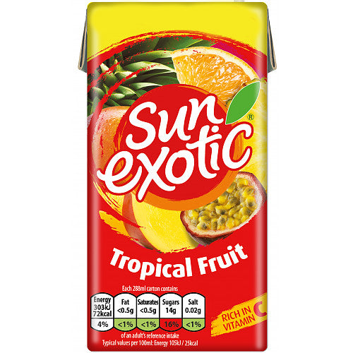 Sun Exotic Tropical Fruit 288ml-Food