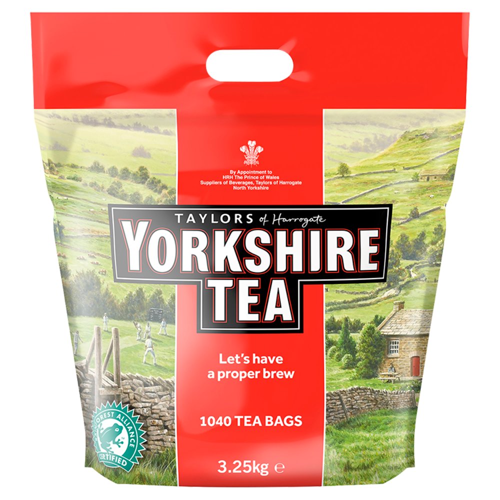 Yorkshire Tea 1040 Tea Bags 3.25kg-Food