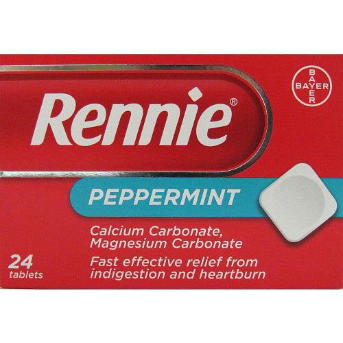 MASRennie Peppermint 24 Chewable Tablets-Food