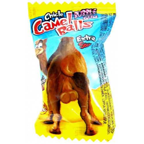 MASFini 200 Chicle Bubble Gum Camel Balls Extra Sour-Food