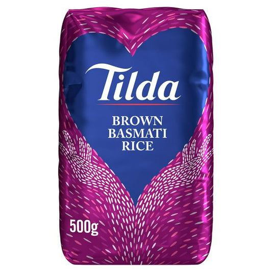 Tilda Brown Basmati Rice 500g