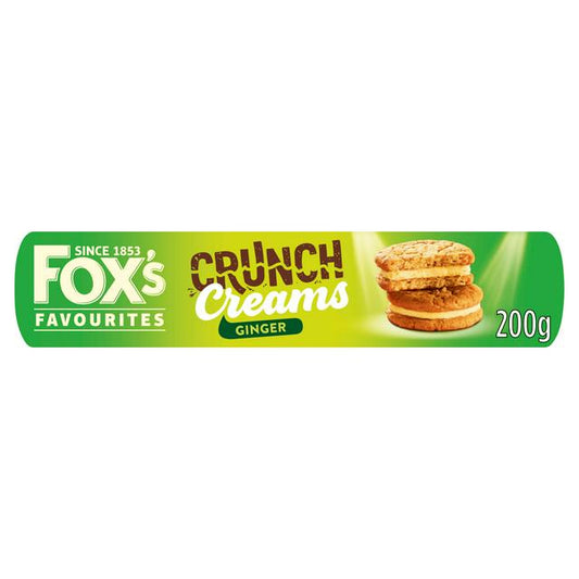 Fox Favourites Crunch Creams Ginger 200g
