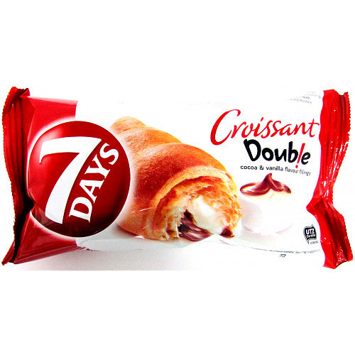 MAS7Days Double Cocoa Vanilla Croissant Halal 60g-Food
