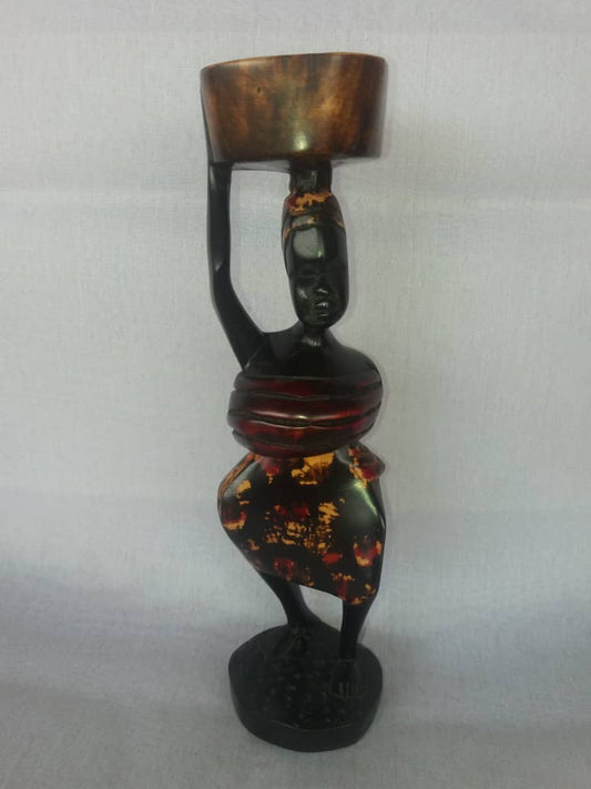 African Wooden Rural Life Handicraft