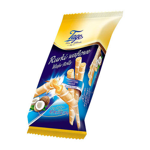 Tago Wafer Rolls Coconut Cream 150g-Food