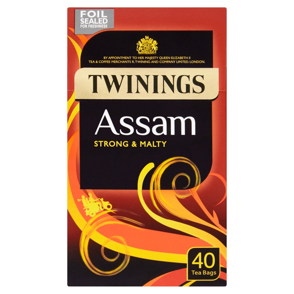 Twinings Assam 40 Tea Bags 100g-Food