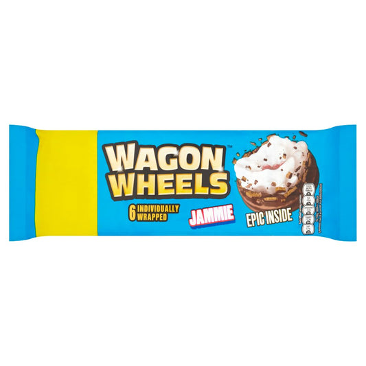 Wagon Wheels 6 Individually Wrapped Jammie-Food