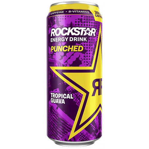 Rockstar Punched Tropical Guava 500ml Can-Food