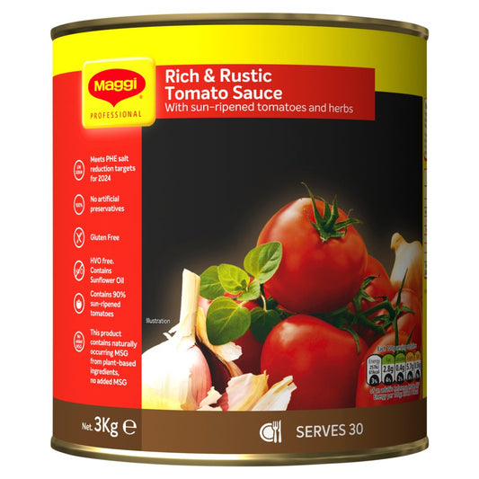 MASMaggi Rich & Rustic Tomato Sauce 3kg-Food