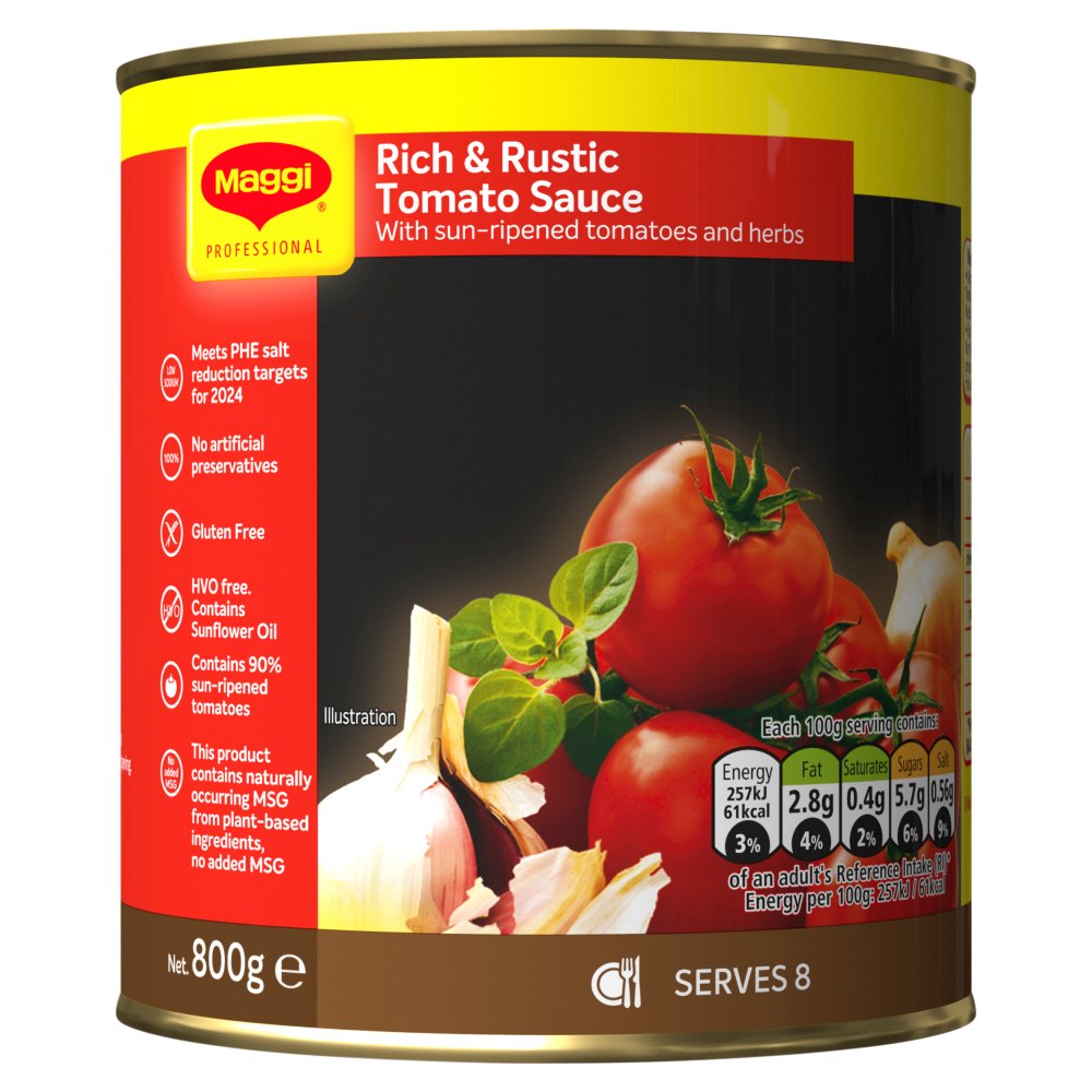 MASMaggi Rich & Rustic Tomato Sauce 800g-Food
