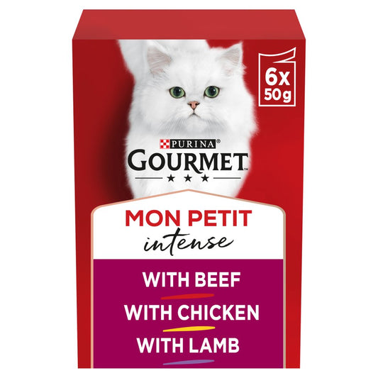 Gourmet Mon Petit Intense Fine Cuts 6 x 50g (300g)