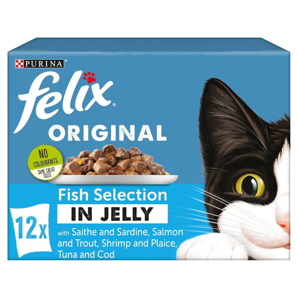 MASFELIX Fish Selection Wet Cat Food 12 x 100g (1.2kg)-Food