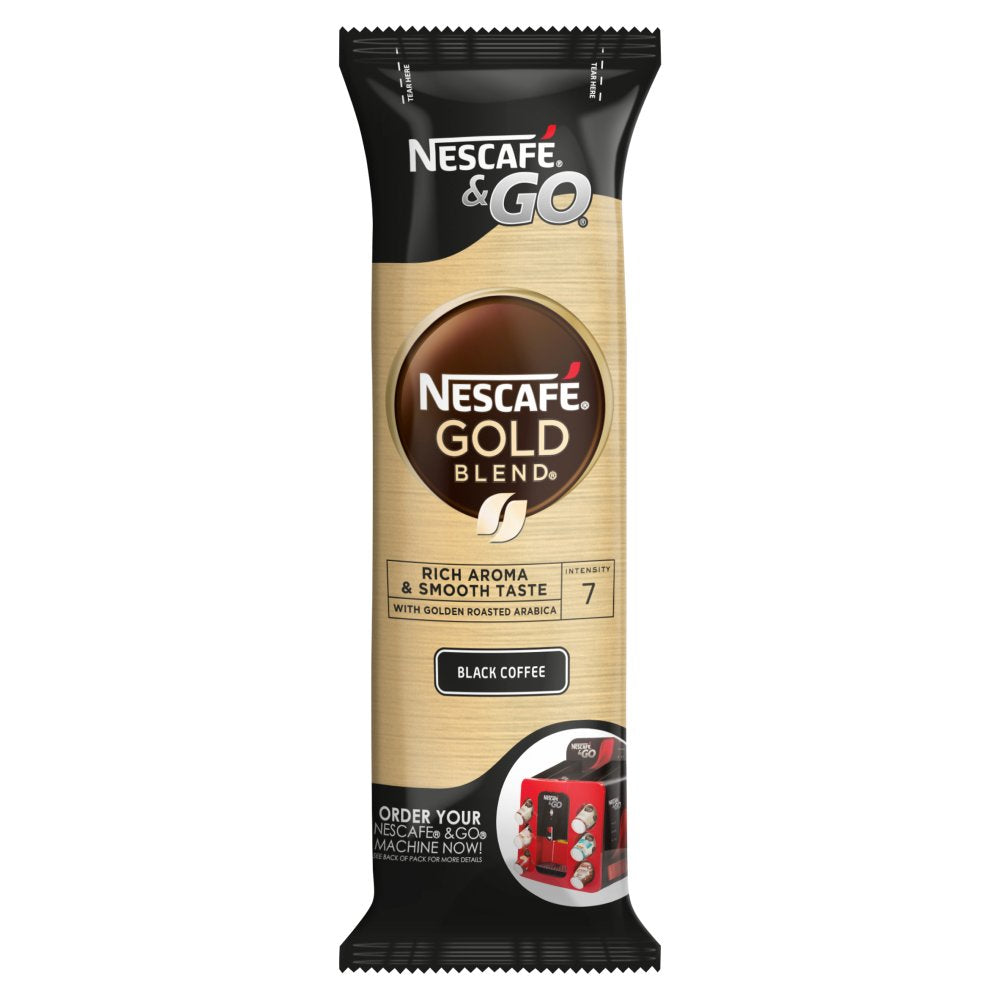 MASNescafé & Go Gold Blend Black Coffee 8 x 2.4g-Food