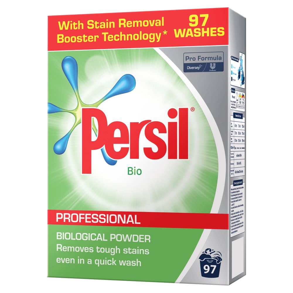 MASPersil Pro Formula Professional Biological Powder 97 Washes 6.3kg-Food