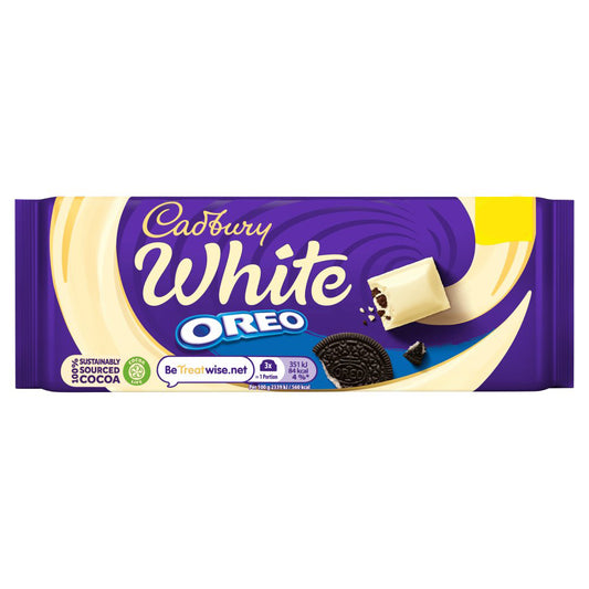 Cadbury White Oreo Chocolate Bar 120g