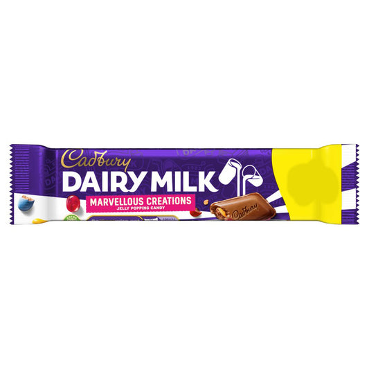Cadbury Dairy Milk Marvellous Creations Jelly Popping Chocolate Bar 47g