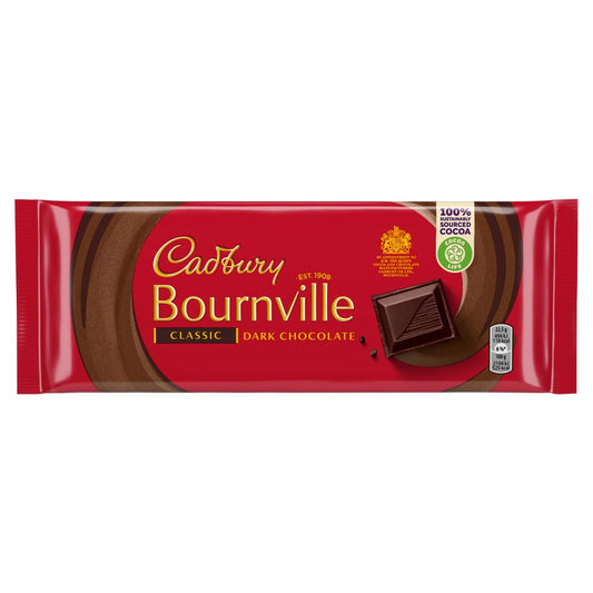 Cad Bournville Classic Dark Chocolate 180g