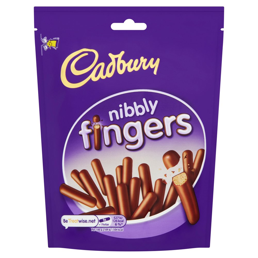 Cad Nibbly Chocolate Mini Fingers Biscuits 125g