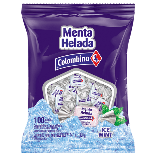 Colombina Menta Helada 400g Box of 18