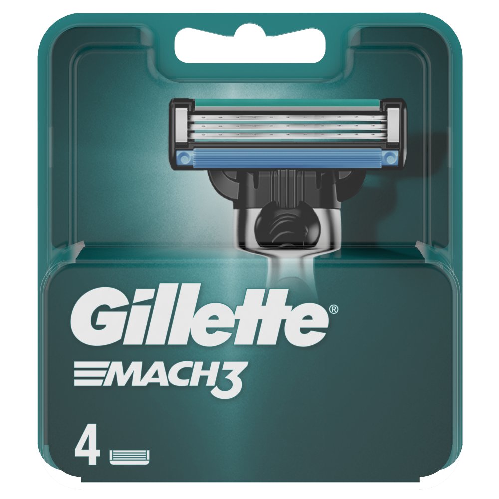 MASMach3 Men’s Razor Blade Refills, 4 Count-Food