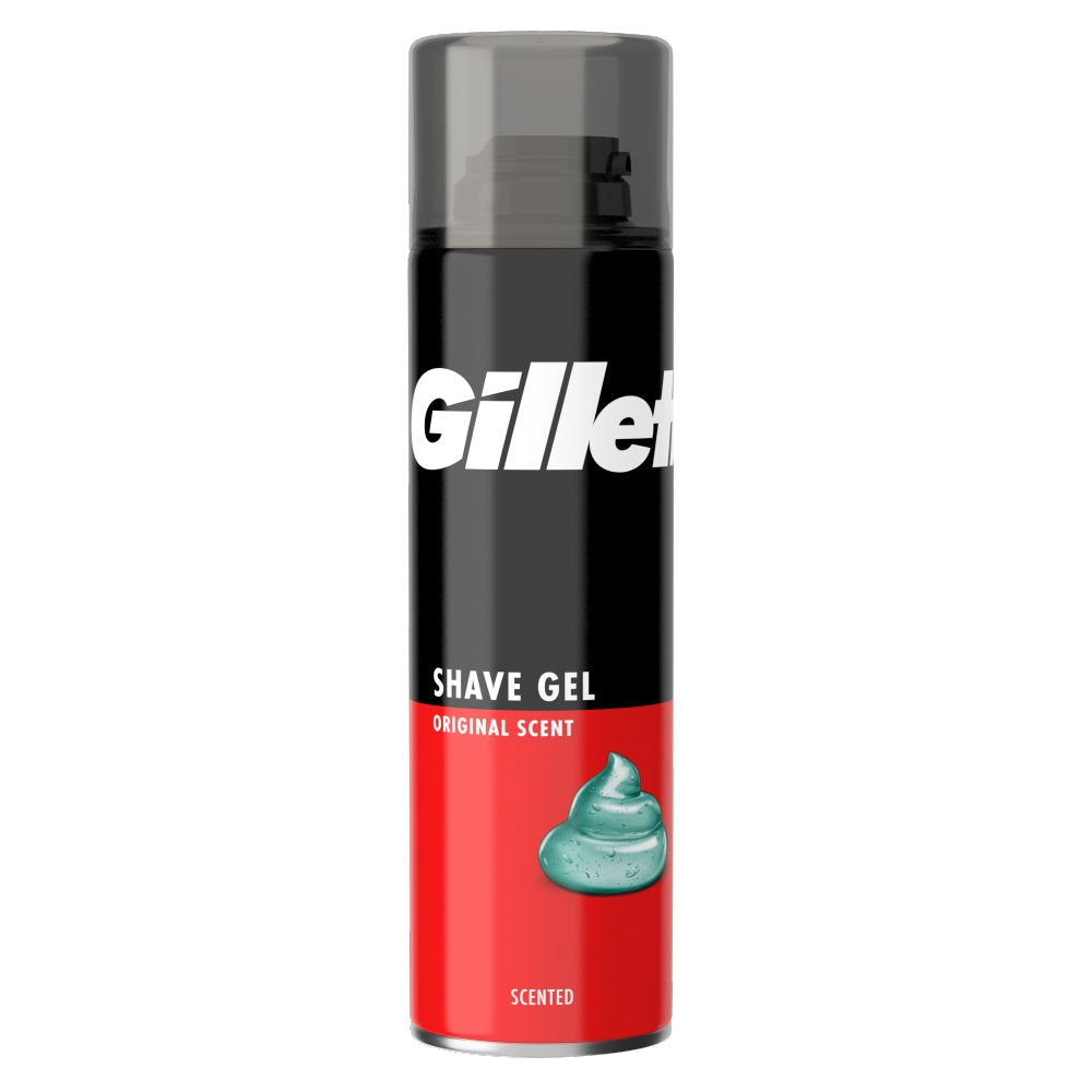 MASGillette Classic Shave Gel with Original Scent, Quick & Easy Shave, 200ml-Food