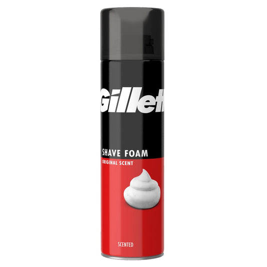 MASGillette Classic Shave Foam Original Scent, Quick & Easy Shave, 200ml-Food