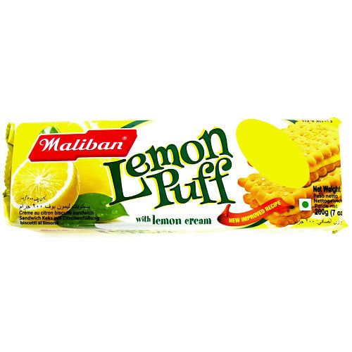 Maliban Lemon Puff with Lemon Cream Biscuit 200g