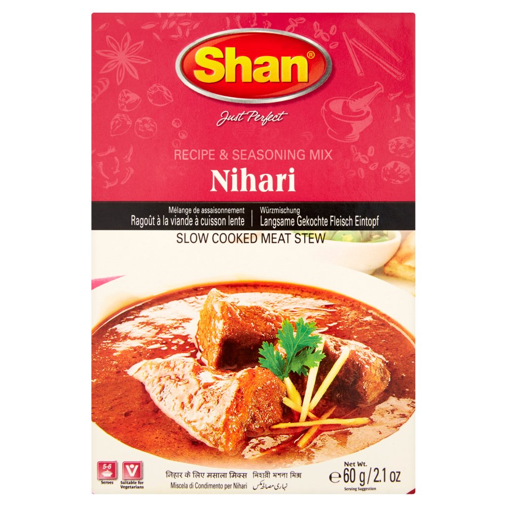 Shan Nihari Slow Cooked Meat Stew Recipe & Seasoning Mix 60g-Food