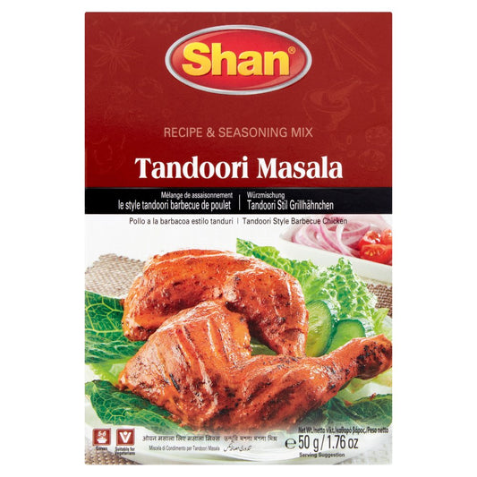 Shan Tandoori Masala Recipe & Seasoning Mix 50g