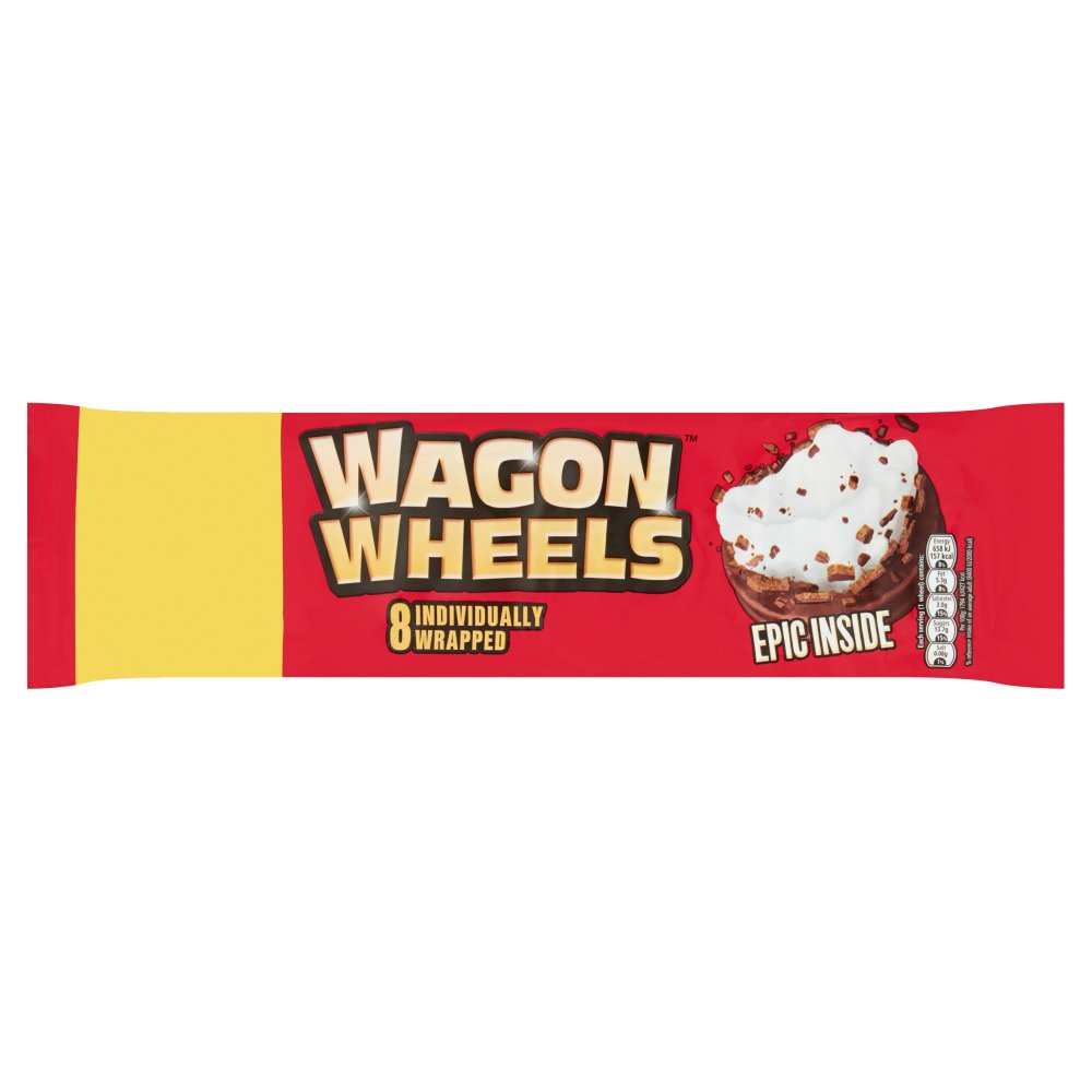 Wagon Wheels 8 Individually Wrapped-Food Biscuits Asetena Pa 