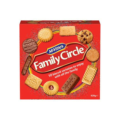 McVitie's Family Circle Biscuits Assortment Selection 620g