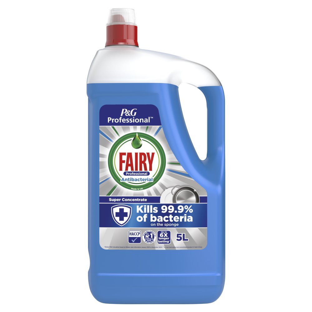 MASFairy Professional Washing Up Liquid Antibacterial 5L-Food