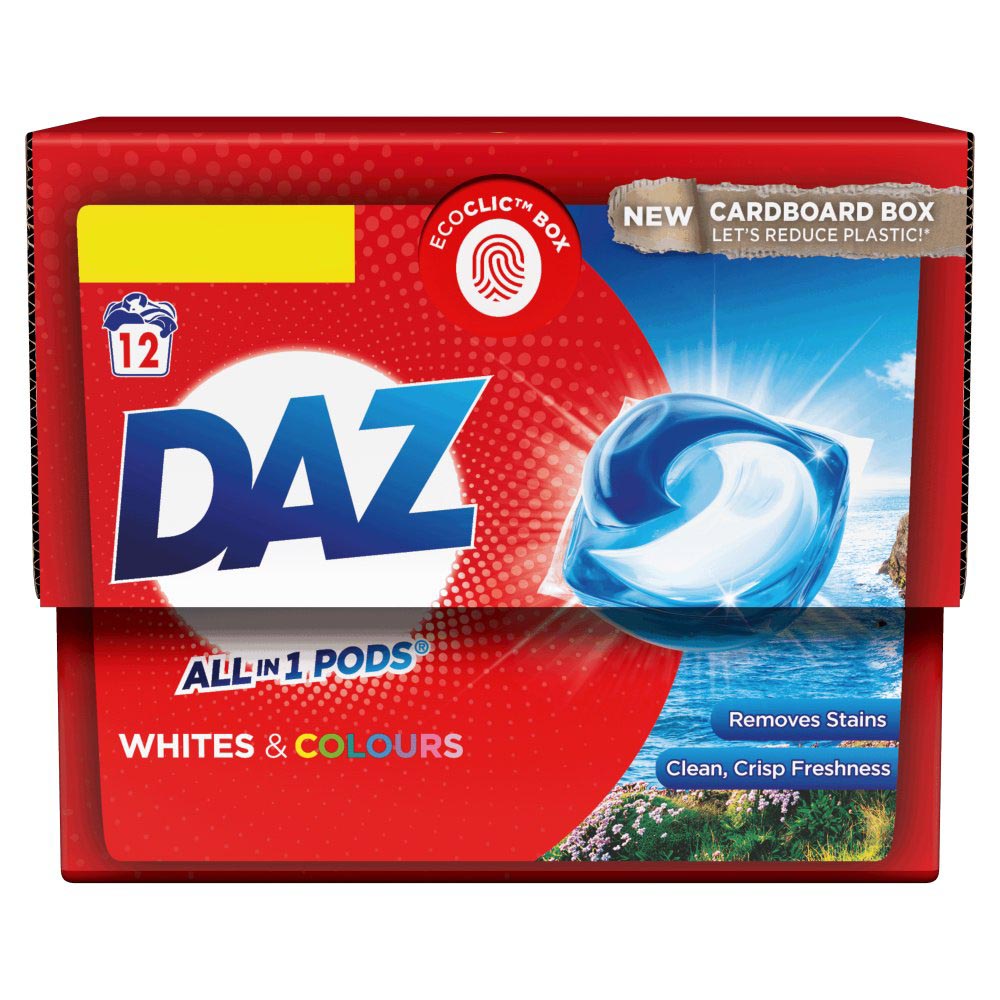 MASDAZ All-in-1 Pods Washing Liquid Capsules, 12 Washes-Food