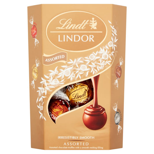 MASLindt Lindor Assorted Chocolate Truffles Box 200g-Food