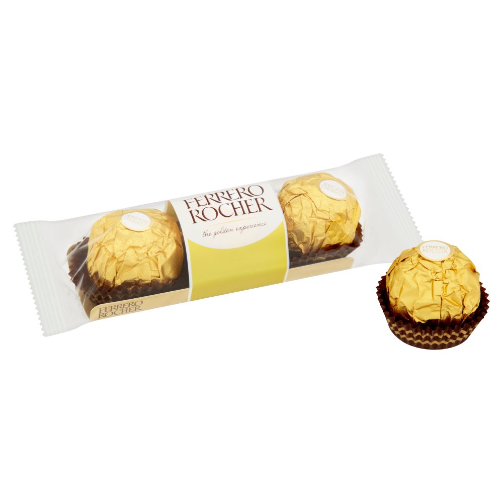 Ferrero Rocher Chocolate Pralines Treat Pack 3 Pieces (37.5g)