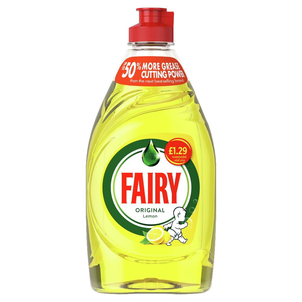 MASFairy Lemon Washing Up Liquid with LiftAction 383 ml-Food