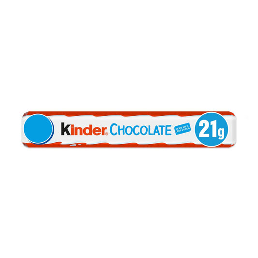 Kinder Medium Chocolate Single Bar 21g
