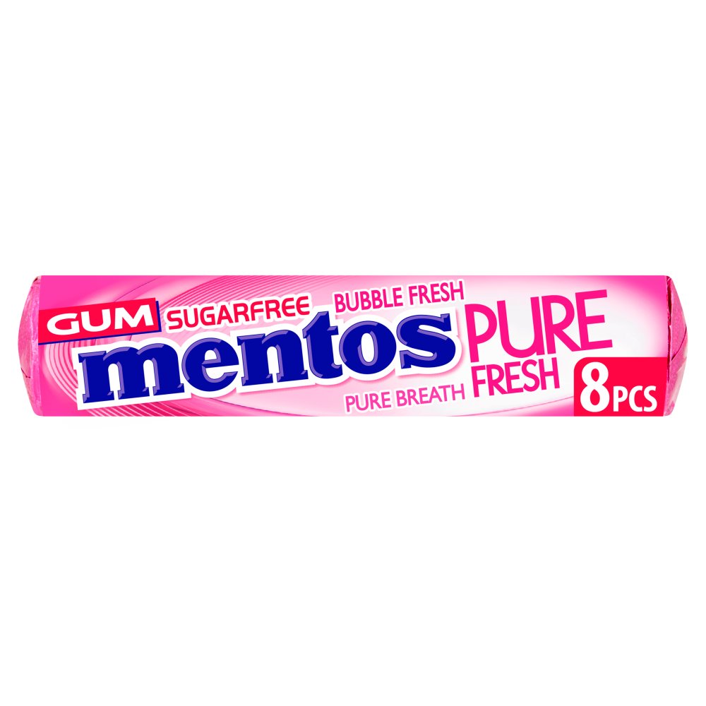 MASMentos Gum Pure Fresh Bubble Fresh 8 Pieces 15.5g-Food
